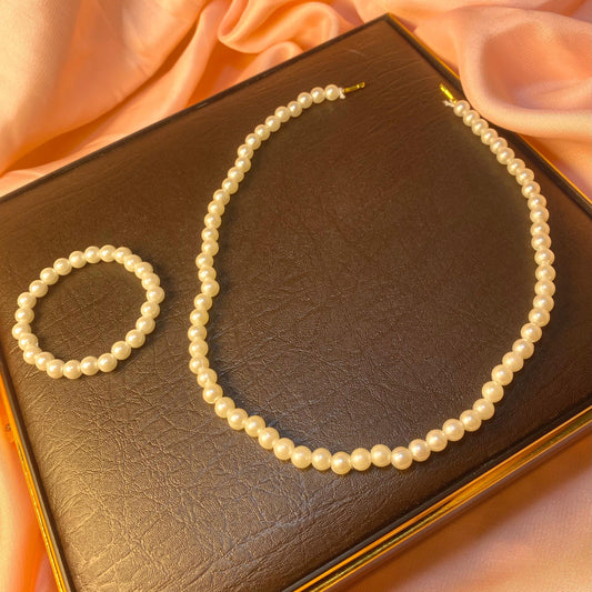 Pearl Mala & Bracelet