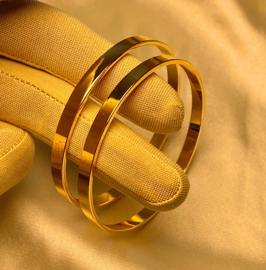 Trending Gold Desgin Plane Bangles